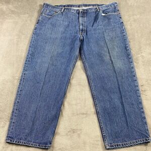 Levis Jeans 550 Men 48x29 Blue Straight Leg Medium Wash Denim Classic Western